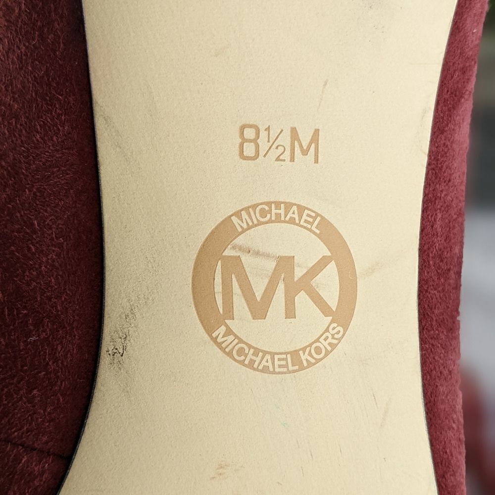 Michael Kors Vivienne Merlot Heels Pumps - Picture 8 of 10